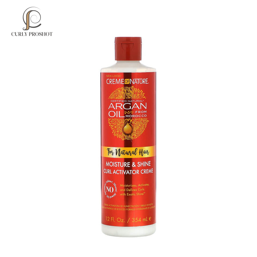 قیمت و خرید اکتیویتور روغن آرگان مراکشی نیچر Creme Of Nature Argan Oil Moisture & Shine Curl Activator Creme 354 ml